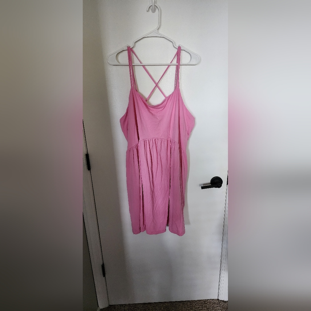 Old Navy Pink Midi Dress